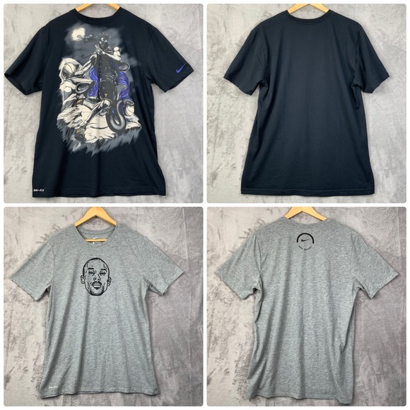 Niike Other - Kobe Bryant Face Mamba Tee/Black Mamba Venomenon Crew Neck T-Shirts. Mens Large.